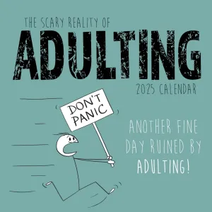 Reality of Adulting 2025 Wall Calendar