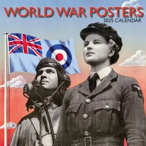 World War Posters 2025 Wall Calendar