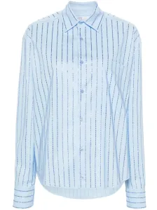 GIUSEPPE DI MORABITO - Crystal Embellished Striped Shirt #1266213
