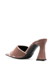 GIUSEPPE ZANOTTI DESIGN - Velvet Mule Sandals