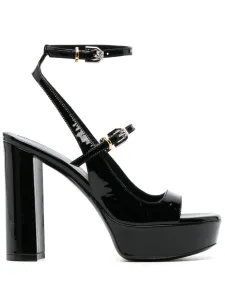 GIVENCHY - Voyou Leather Heel Sandals #1126635