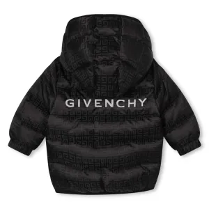 Givenchy Baby Unisex Logo Puffer Jacket in Black 03A 100% Polyamide - Trimming: 95% Polyester, 5% Elastane Lining: Polyester Padding: 90% Down, 10% Fe