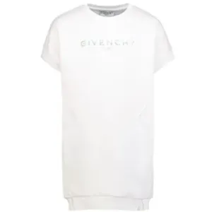 Givenchy Girls Logo Dress White 12Y