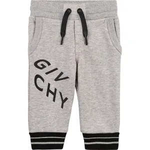 Givenchy Baby Boys Cotton Joggers Grey 12M