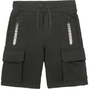 Givenchy Boys Zip Pocket Shorts Black 12Y