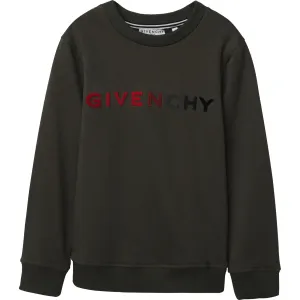 Givenchy Boys Logo Sweater Green 8Y