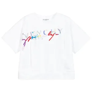 Givenchy Girls Logo Sweatshirt White 8Y