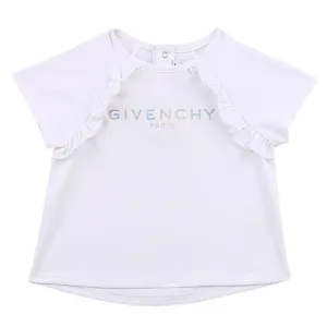 Givenchy Baby Girls T-shirt White 12M