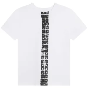 Givenchy Boys 4g Logo T-shirt White 10Y