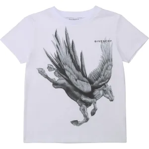 Givenchy Boys Cotton T-shirt White 14Y #1086232