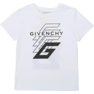 Givenchy Boys Cotton T-shirt White 12Y #6343