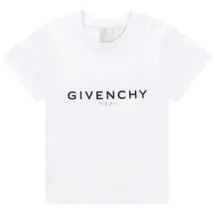 Givenchy Unisex Baby Reverse Logo T-shirt White 18M