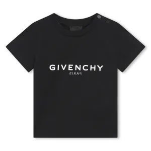 Givenchy Boys Classic T-shirt in Black 03A 100% Cotton - Trimming: 97% Cotton, 3% Elastane