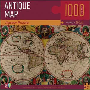 Antique Map 1000 Piece Puzzle