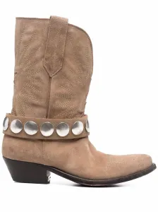 GOLDEN GOOSE - Wish Star Suede Ankle Boots #31774