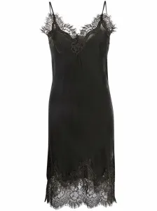 GOLDHAWK - Lace-trim Velvet Slip Dress #1151435