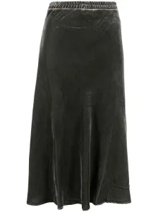GOLDHAWK - Velvet Long Skirt #1151490