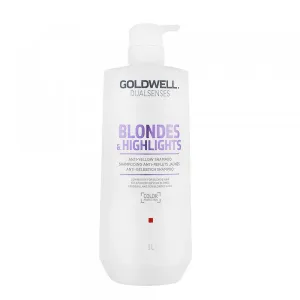 GoldwellDual Senses Blondes & Highlights Anti-Yellow Shampoo (Luminosity For Blonde Hair) 1000ml/33.8oz