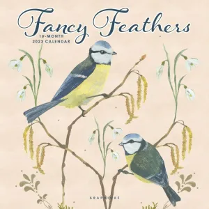 Fancy Feathers 2023 Wall Calendar