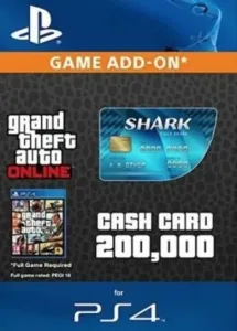 Grand Theft Auto Online: Tiger Shark Cash Card (PS4) PSN Key UNITED STATES