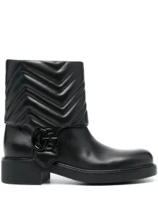 GUCCI - Leather Ankle Boots #823359
