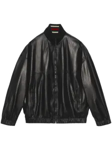 GUCCI - Leather Bomber Jacket #1076050