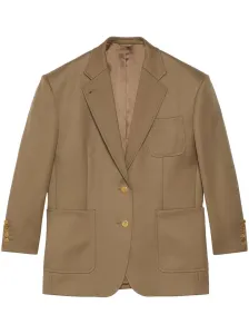 GUCCI - Wool Single-breasted Jacket #1160664