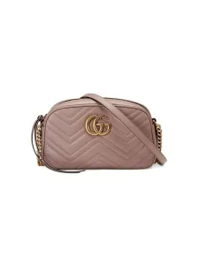 GUCCI - Gg Marmont Small Leather Shoulder Bag #1144025