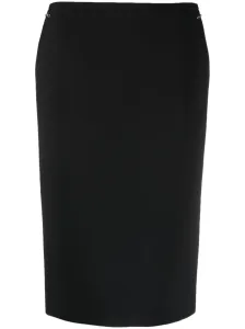 GUCCI - Horsebit Wool Midi Skirt