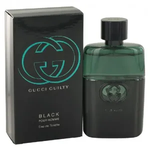 Gucci - Gucci Guilty Black Pour Homme : Eau De Toilette Spray 1.7 Oz / 50 ml