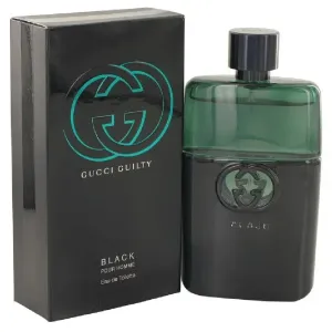 Gucci - Gucci Guilty Black Pour Homme : Eau De Toilette Spray 6.8 Oz / 90 ml #129293