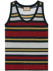 GUCCI - Striped Sleeveless Top
