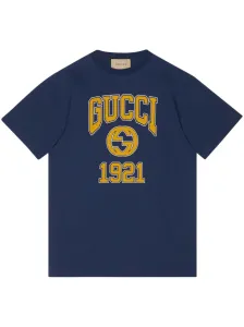GUCCI - Logo Cotton T-shirt #1283551