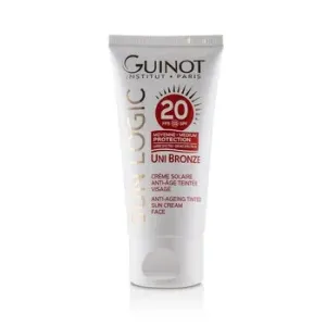 GuinotSun Logic Uni Bronze Anti-Ageing Tinted Sun Cream For Face SPF 20 50ml/1.4oz