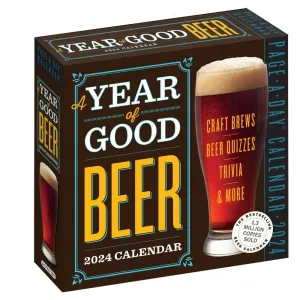 Beer a Year of Good 2024 Desk Calendar