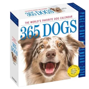 365 Dogs 2024 Page-A-Day Desk Calendar