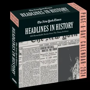 New York Times Headlines in History 2024 Desk Calendar