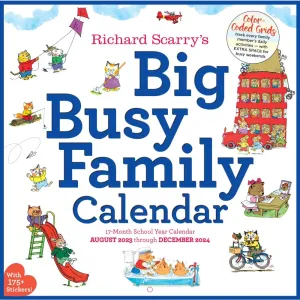 Richard Scarrys Big Busy Family 2024 Wall Calendar
