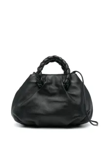 HEREU - Bombon Braided Handle Leather Handbag #874113