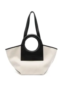 HEREU - Cala Small Leather-trimmed Canvas Tote Bag #901229