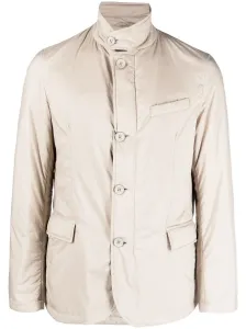 HERNO - Nylon Single-breasted Jacket #1123018