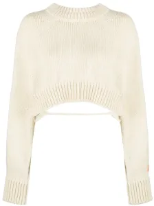 HERON PRESTON - Cropped Wool Sweater #1128839