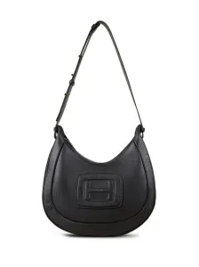 HOGAN - H-bag Leather Mini Hobo Bag