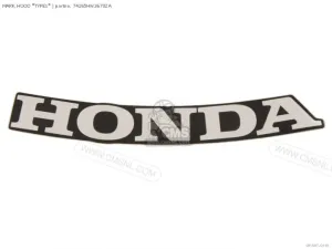 Honda MARK,HOOD *TYPE1* 74265HW3670ZA