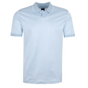 Hugo Boss Mens Johnny Collar Polo Shirt Blue S