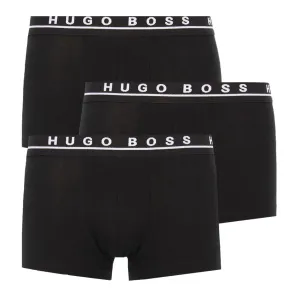 Hugo Boss Mens 3 Pack Boxers Black M