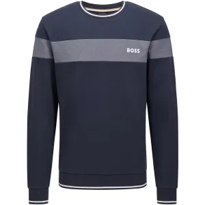 Hugo Boss Mens Logo Sweater Navy L