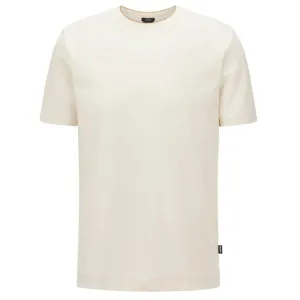 Hugo Boss Mens Cotton T-shirt Cream L