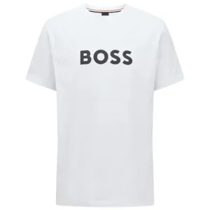 Hugo Boss Mens Logo T-shirt White S