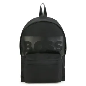 Boss Logo Backpack in Black UNQ 100% Polyester - Trimming: Lining: